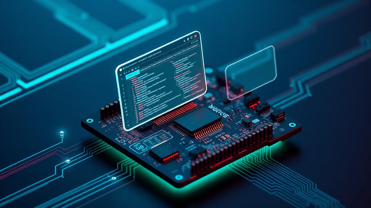 AI-powered Arduino debugging with floating code editor and circuit board